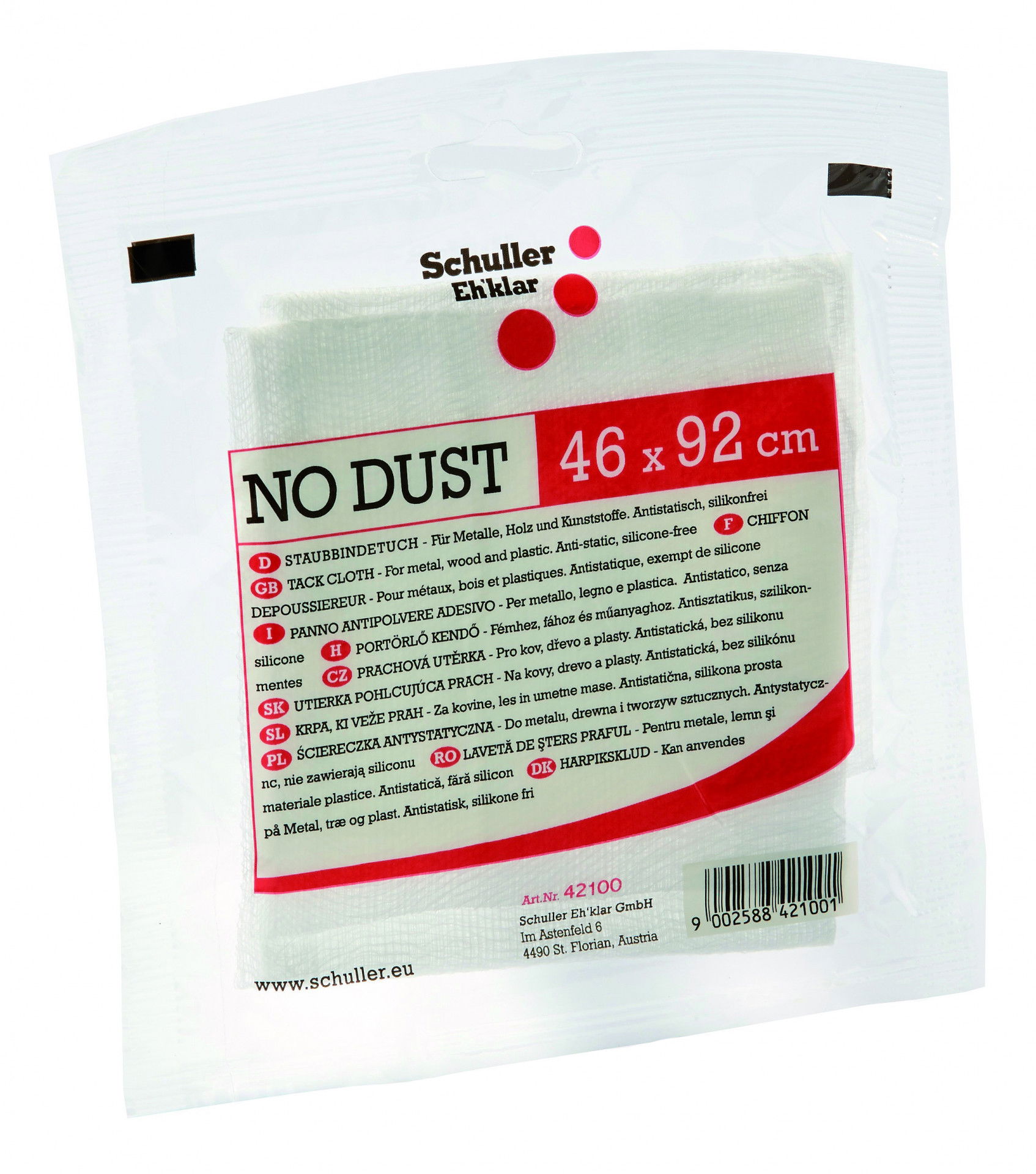 Schuller NO DUST portörlő kendő, 46 x 92 cm termék fő termékképe