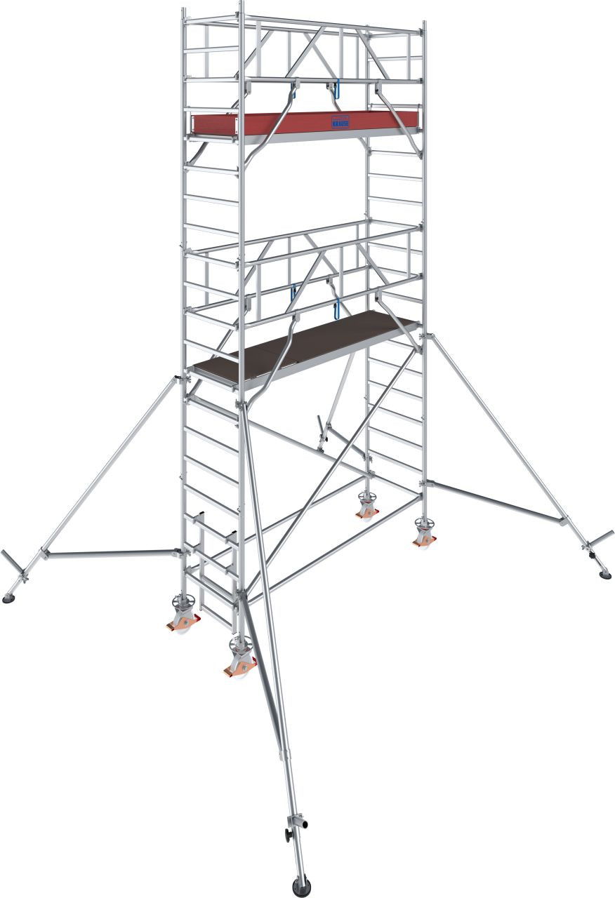 Krause STABILO Professional gurulóállvány, 1000 -es sorozat, mezőméret: 2.5 m x 0.75 m, munkamagasság: 6.3 m termék fő termékképe