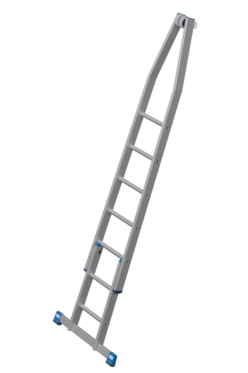 Krause STABILO Professional ablaktisztító létra létrafokokkal (2 részes készlet), 7 fokos termék fő termékképe