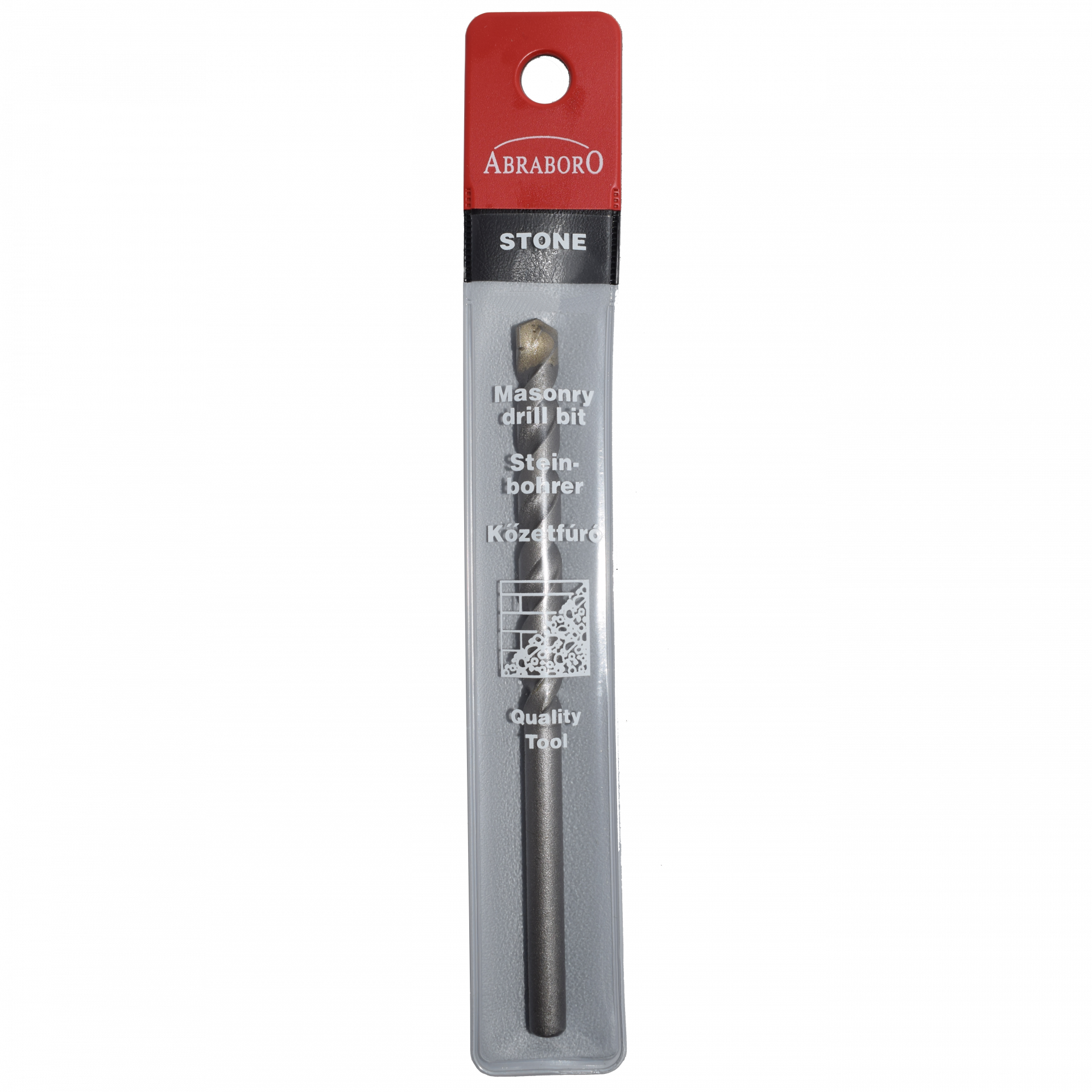 Abraboro 6 x 100 / 60 mm hengeres szárú kőzetfúró tasakban termék fő termékképe