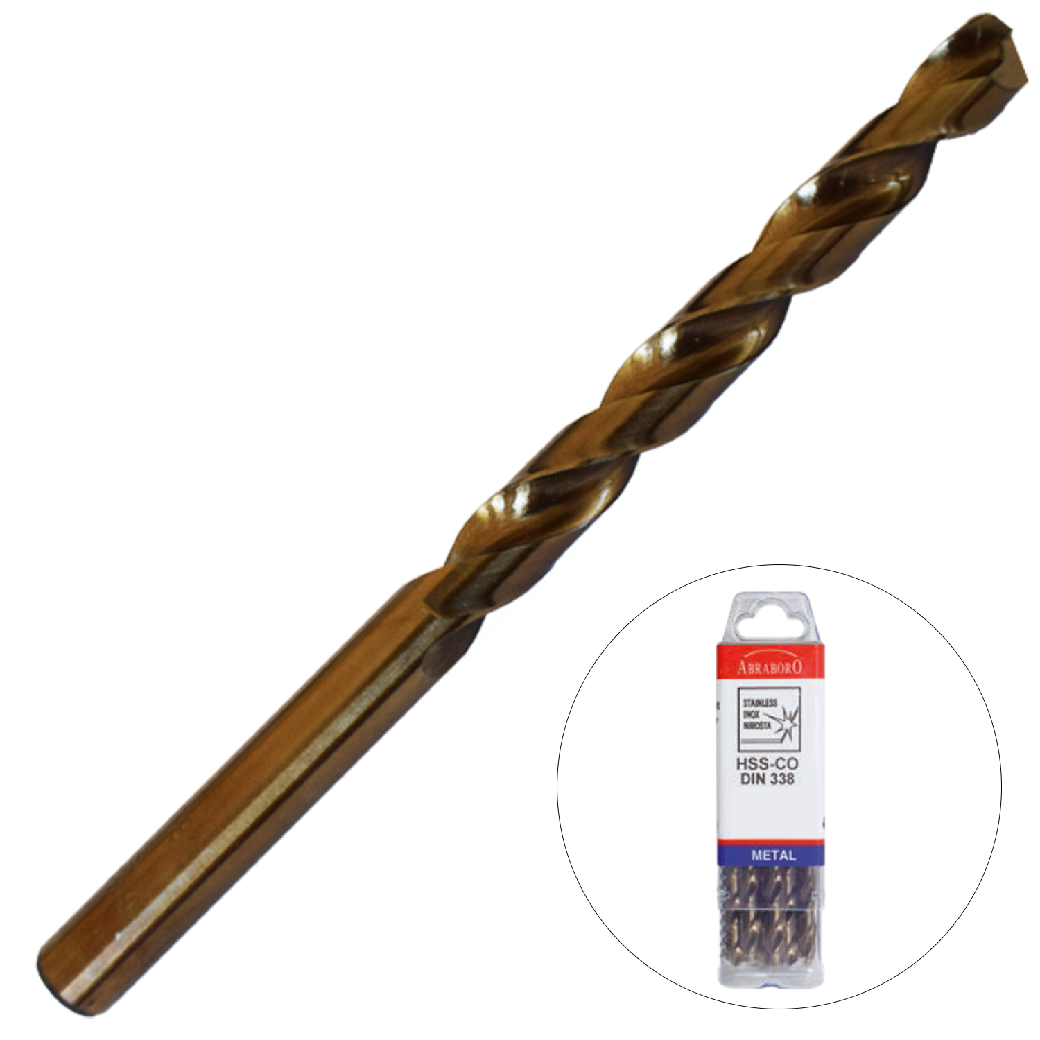 Abraboro 6.3 x 101 / 63 mm HSS-Co fémcsigafúró X-Pack, 10 db/csomag termék fő termékképe