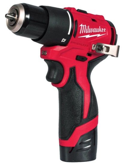 Milwaukee M12 BLPDRC-202C kompakt szénkefe nélküli ütvefúró-csavarozó (2 x 2.0 Ah Li-ion akkuval, szerszámkofferben) termék fő termékképe