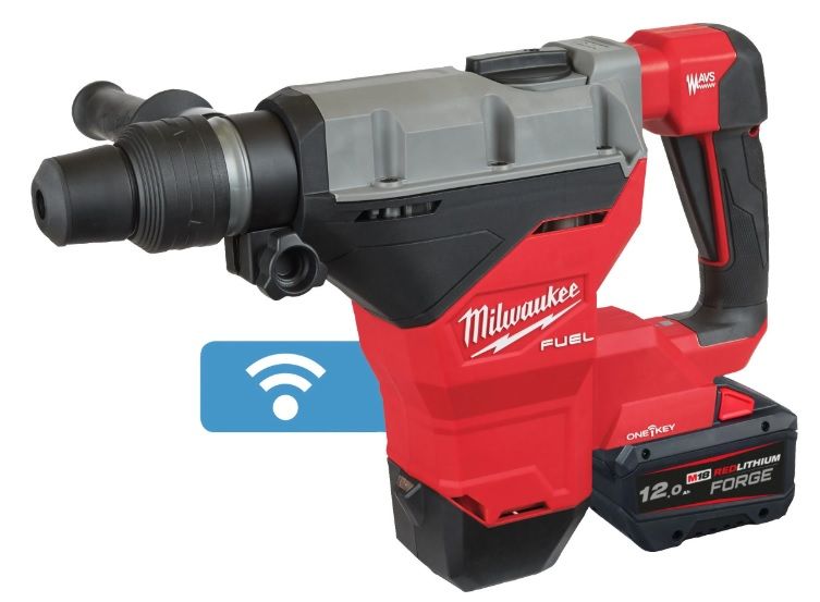 Milwaukee M18 FHM-121C akkus ONE-KEY™ FUEL™ SDS-max fúró-vésőkalapács  (1 x  M18 FB12 REDLITHIUM™ FORGE™ akkuval, kofferben) termék fő termékképe