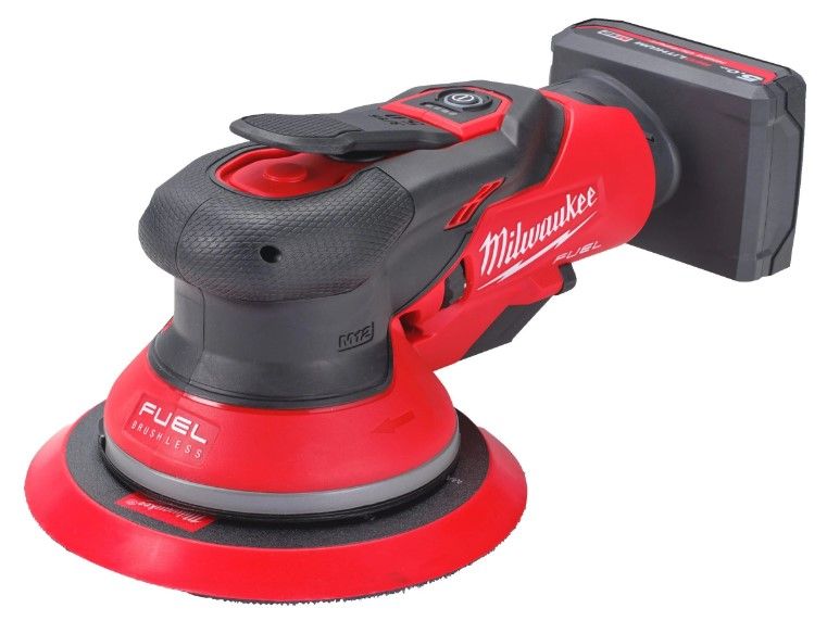 Milwaukee M12 FROS5-502X FUEL™ 150 mm-es excentercsiszoló 5 mm-es excenterrel (2 x M12 HB5 REDLITHIUM-ION™ High Output™ akkuval) termék fő termékképe