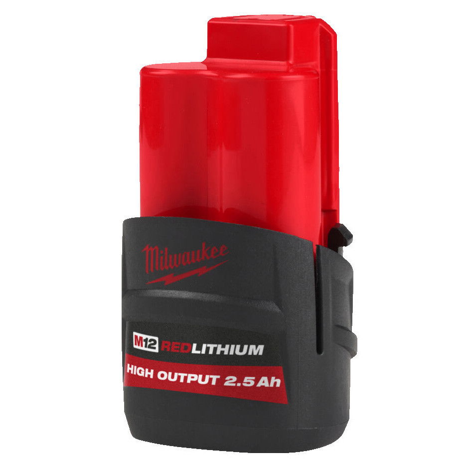 Milwaukee M12 HB2.5 REDLITHIUM-ION™ High Output™ akkumulátor, 12 V, 2.5 Ah  (PROMO) termék fő termékképe