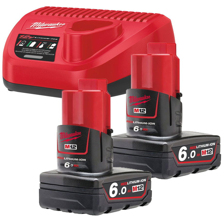 Milwaukee M12 NRG-602 akkumulátor és töltő szett (PROMO) termék fő termékképe