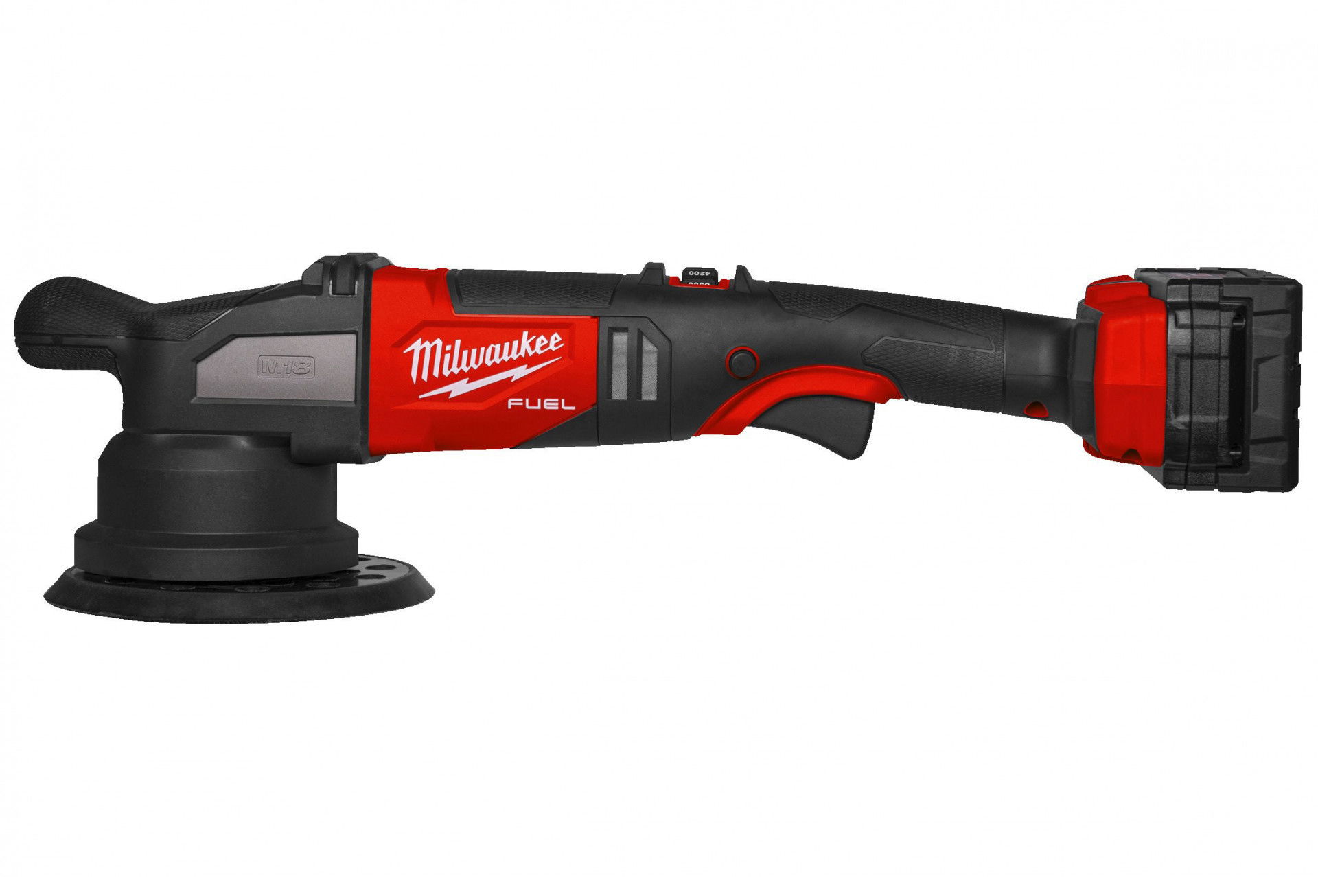 Milwaukee M18 FROP21-502X FUEL™ akkus szénkefe nélküli excenteres polírozó (2 x 5.0 Ah Li-ion akkuval) termék fő termékképe
