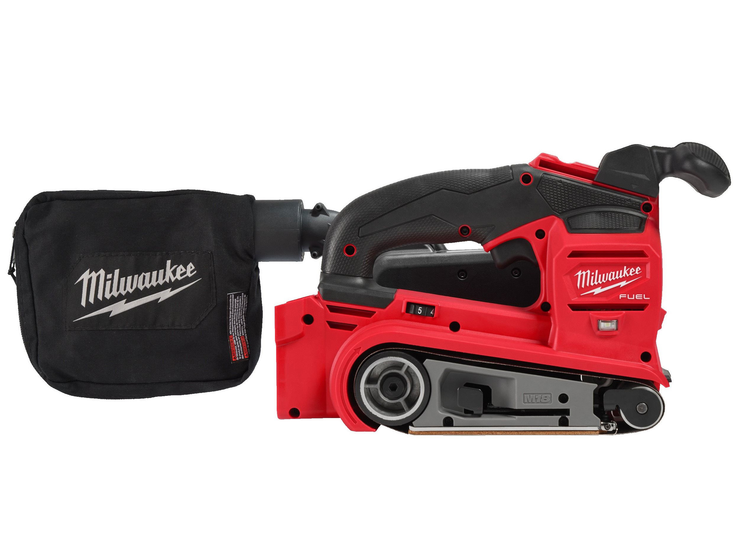 Milwaukee M18 FBTS75-0X FUEL™ akkus szénkefe nélküli szalagcsiszoló (akku és töltő nélkül) termék fő termékképe