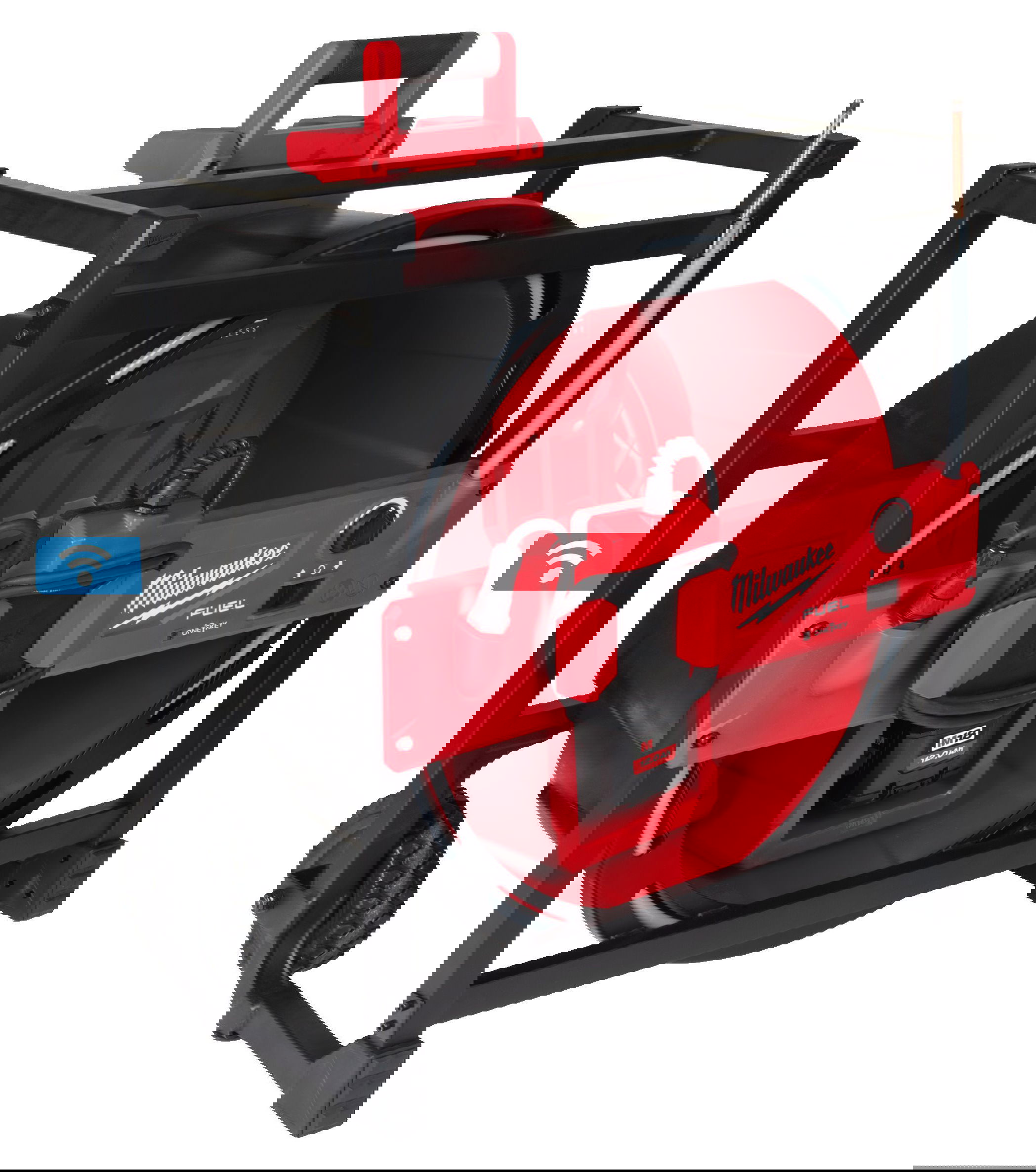 Milwaukee M18 HSFSM-122 akkus ONE-KEY™ FUEL™ szénkefe nélküli nagy sebességű csőtisztító gép (2 x 12.0 Ah Li-ion akkuval) termék fő termékképe