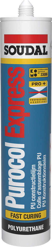 Soudal Purocol Express poliuretán építőipari ragasztó, 310 ml termék fő termékképe
