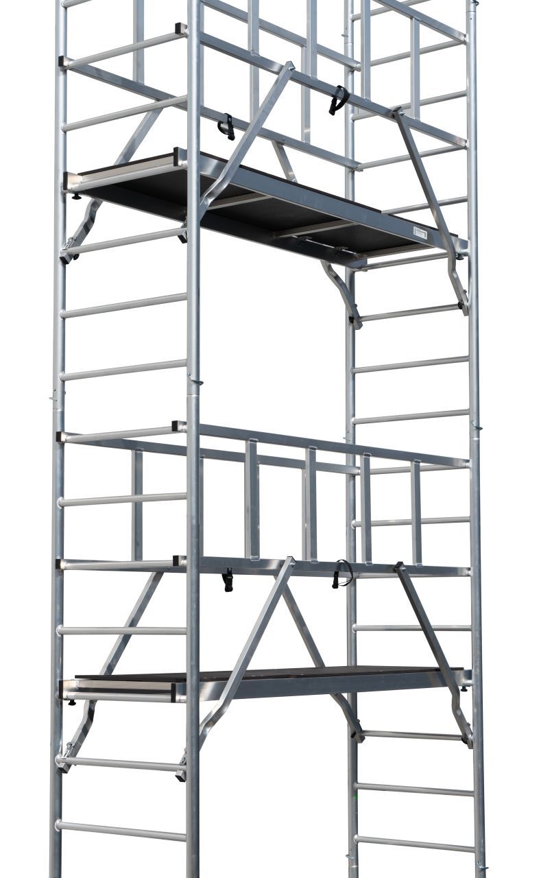 Krause ProTec alumínium gurulóállvány, munkamagasság: 12.3 m termék fő termékképe