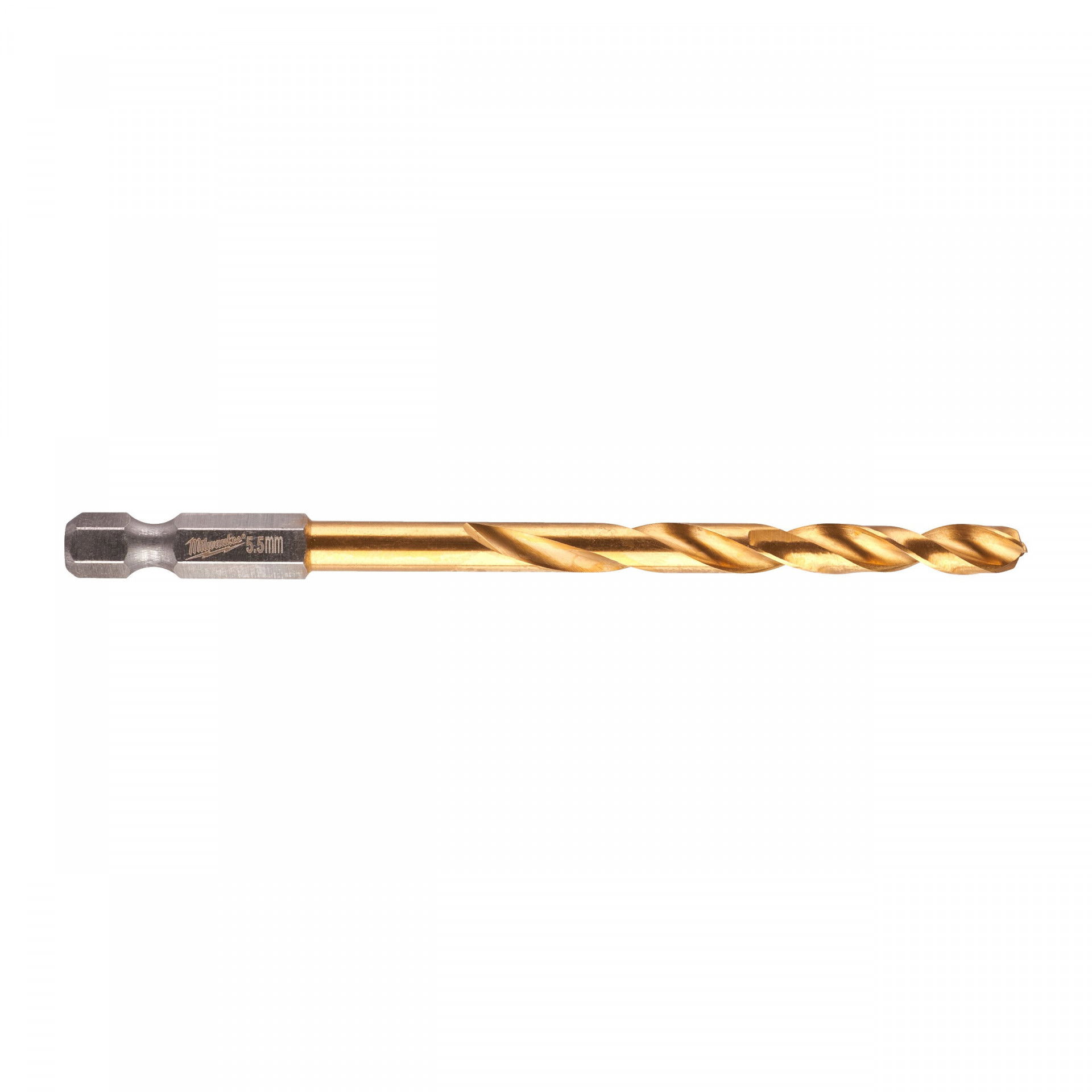 Milwaukee Shockwave™ HSS-G titán-nitrid RED HEX fém fúrószár, 5.5 x 60/104 mm termék fő termékképe