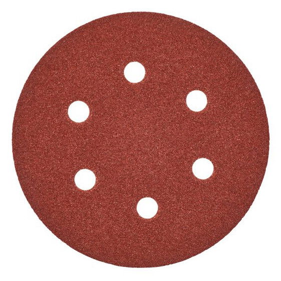 Milwaukee Tépőzáras csiszolólap, Ø 150 mm, 6 lyukú, 80-as finomság, 10 db/csomag termék fő termékképe