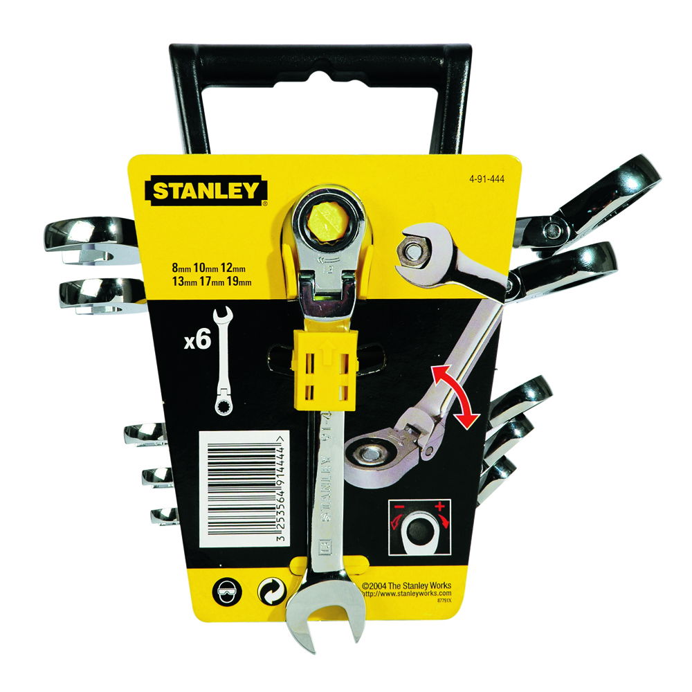 Stanley 4-91-444 racsnis csillag-villáskulcs készlet, csuklós, 6 részes termék fő termékképe