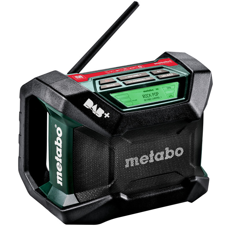 METABO R 12-18 DAB+ BT akkumulátoros építkezési rádió (akku és töltő nélkül, kartonban) termék fő termékképe