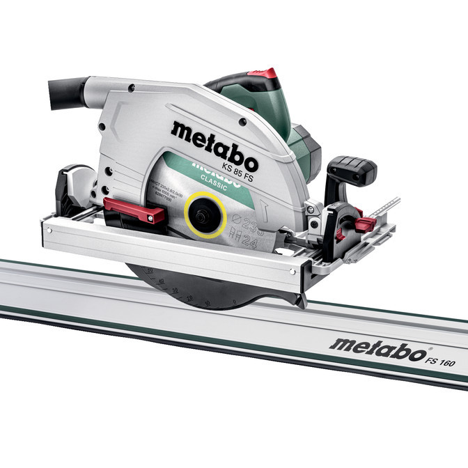 METABO KS 85 FS SET kézi körfűrész (kartonban) + FS 160 vezetősín termék fő termékképe