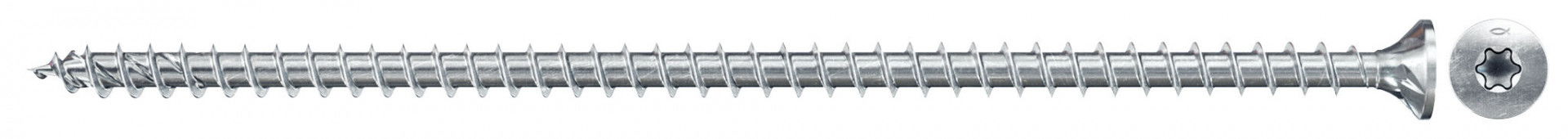 Fischer FPF II CTF 8.0 x 100 BC 50 süllyesztett fejű, kékre horganyzott, végigmenetes szerkezetépítő csavar TX behajtással, 50 db/csomag termék fő termékképe