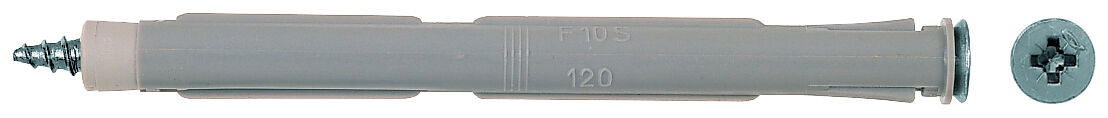 Fischer F 10 S 75 gvz ablakkeret dübel, süllyesztett fejű csavarral és Z3-kereszthornyos behajtással, 50 db/csomag termék fő termékképe