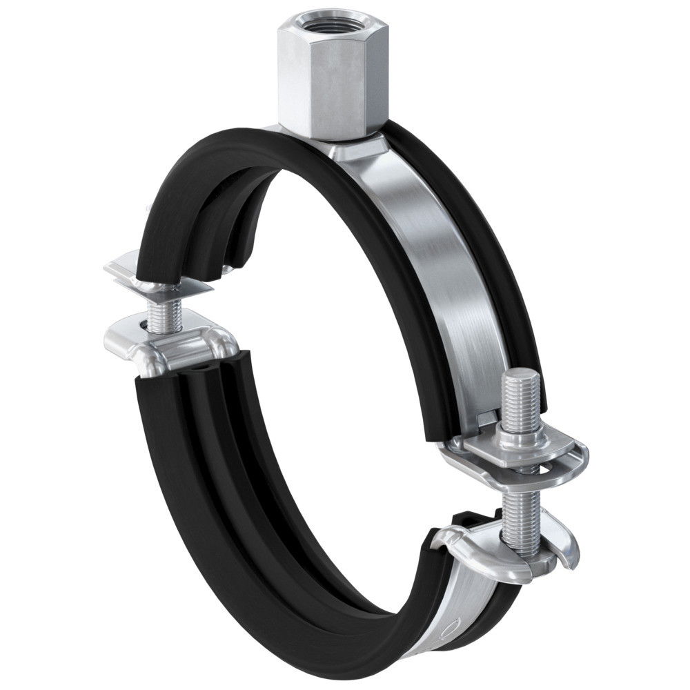 Fischer FRS-L 20 - 24 M8 / M10 kétcsavaros gumibetétes csőbilincs, 25 db/csomag termék fő termékképe