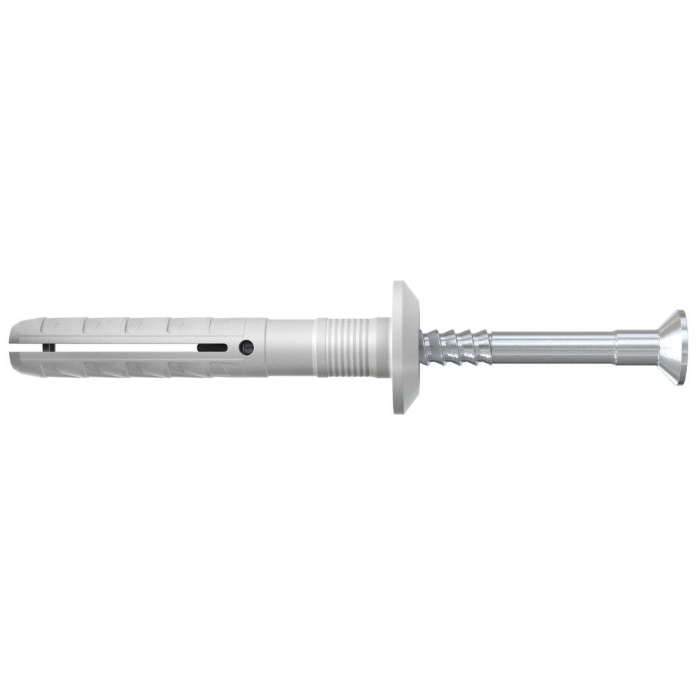 Fischer N 5 x 30/5 P gvz beütődübel lapos peremmel, előszerelt szegcsavarral, 100 db/csomag termék fő termékképe