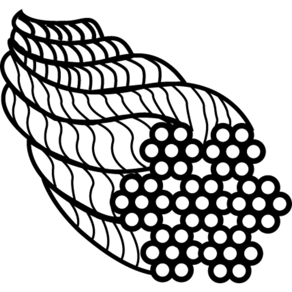 Fischer WI ∅ 2 mm drótkötél, feltekerve, 200 m/csomag termék fő termékképe