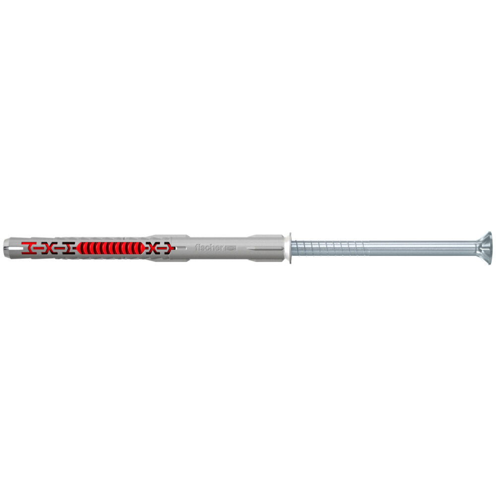Fischer DuoXpand 10x180 T rögzítődübel cinkkel galvanizált acél, süllyesztett fejű csavarral, 50 db/csomag termék fő termékképe