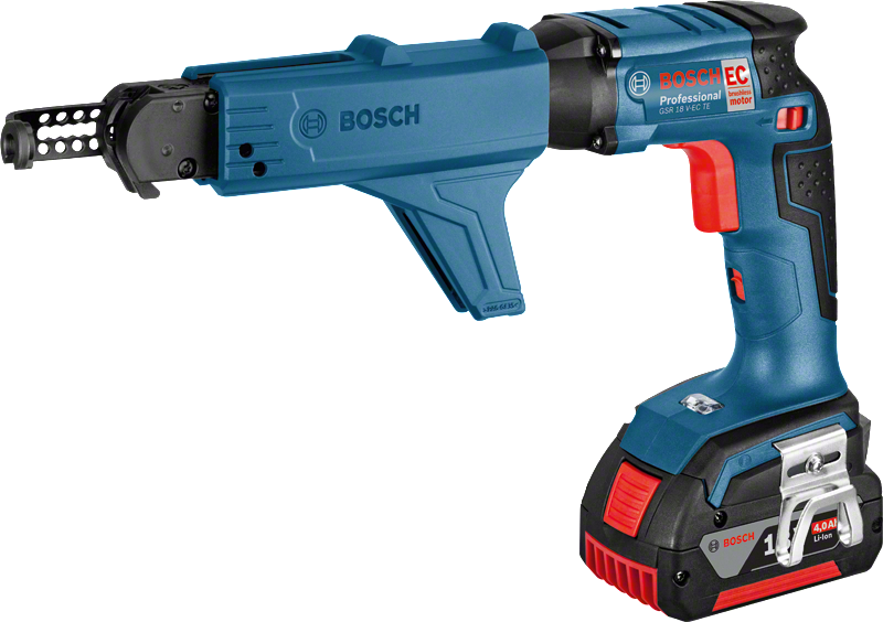 Bosch GSR 18V-EC TE akkus szárazépítő csavarozó MA55 tárfeltéttel (2 x 5.0 Ah Li-ion akkuval, L-BOXX-ban) termék fő termékképe