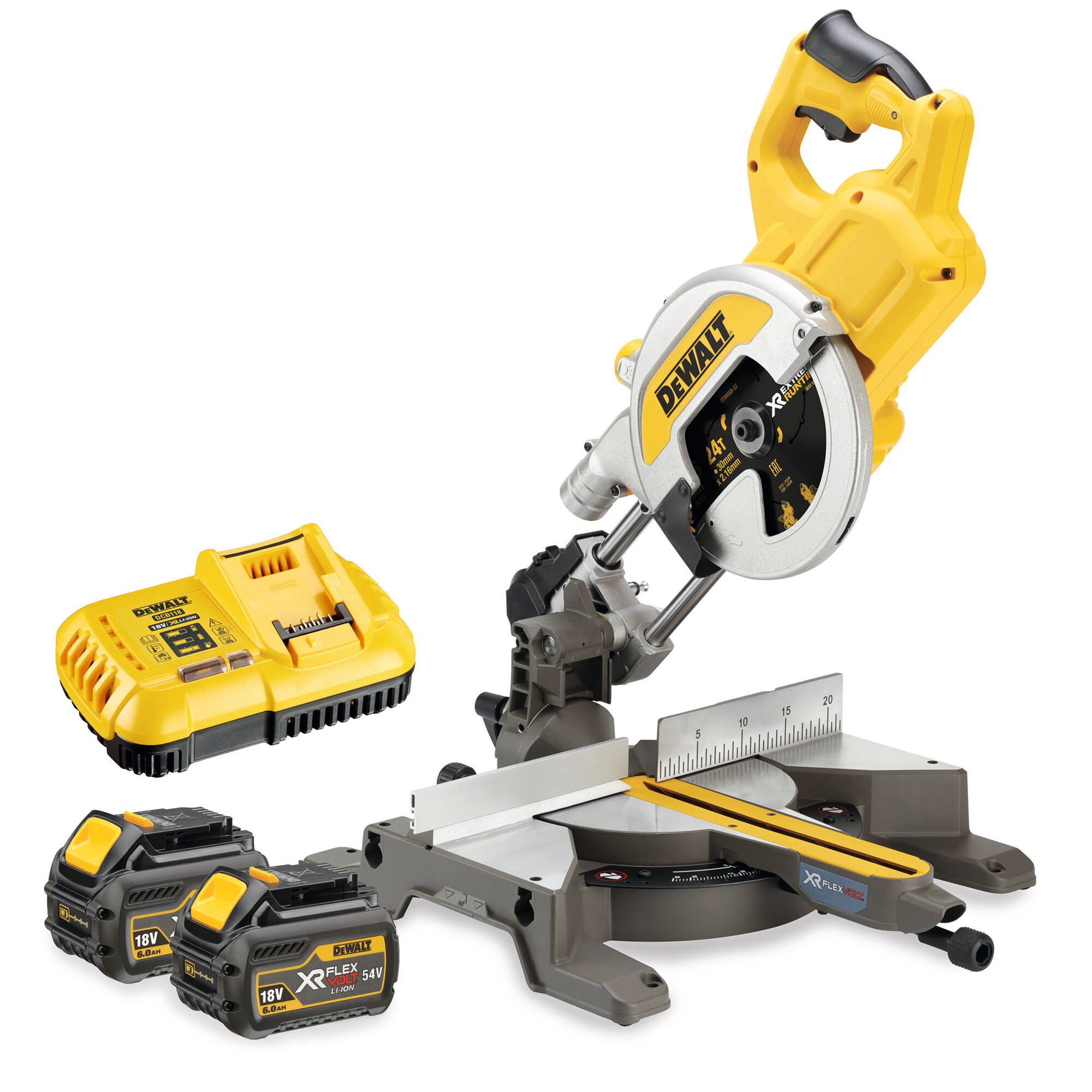 Dewalt DCS777T2 akkus gérfűrész (2 x 6.0 Ah Li-ion akkuval) termék fő termékképe